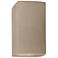 13.5" Ceramic Rectangle ADA Sienna LED Outdoor Sconce