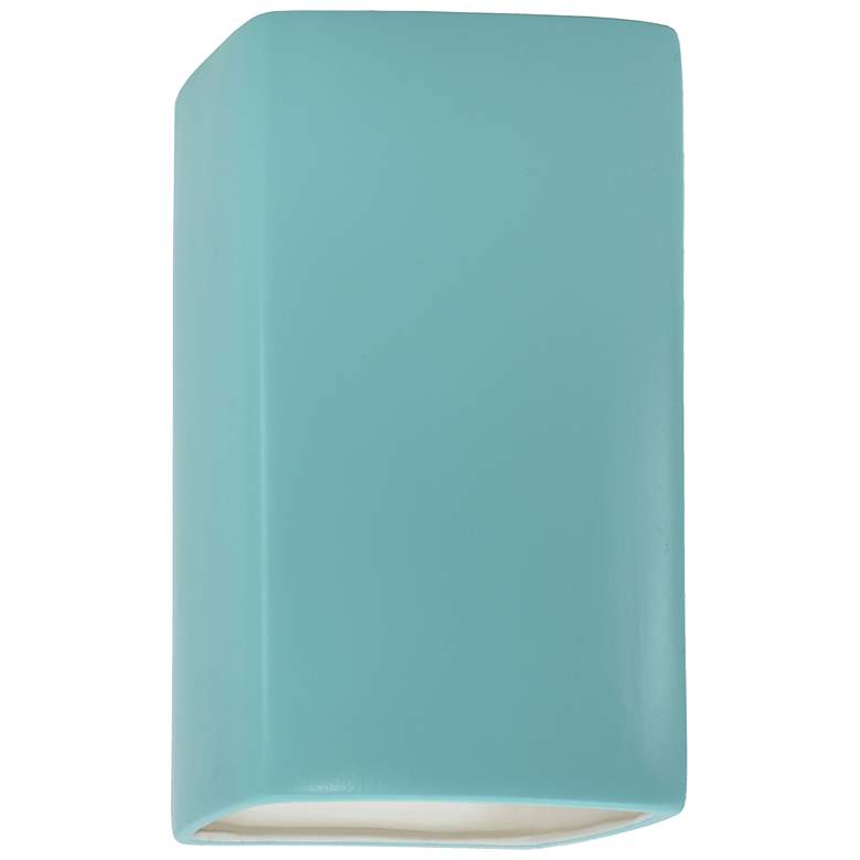 Image 1 13.5 inch Ceramic Rectangle ADA Vanilla LED Outdoor Sconce