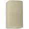 13.5" Ceramic Rectangle ADA Vanilla LED Outdoor Sconce