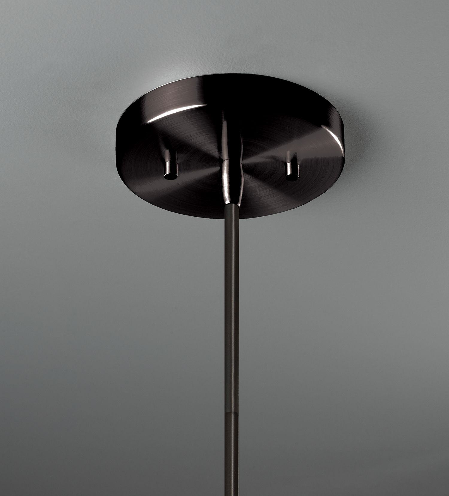 Image 3 13.5"W Cerise Frame Matte Black Large Droplet Black Cord LED Pendant more views
