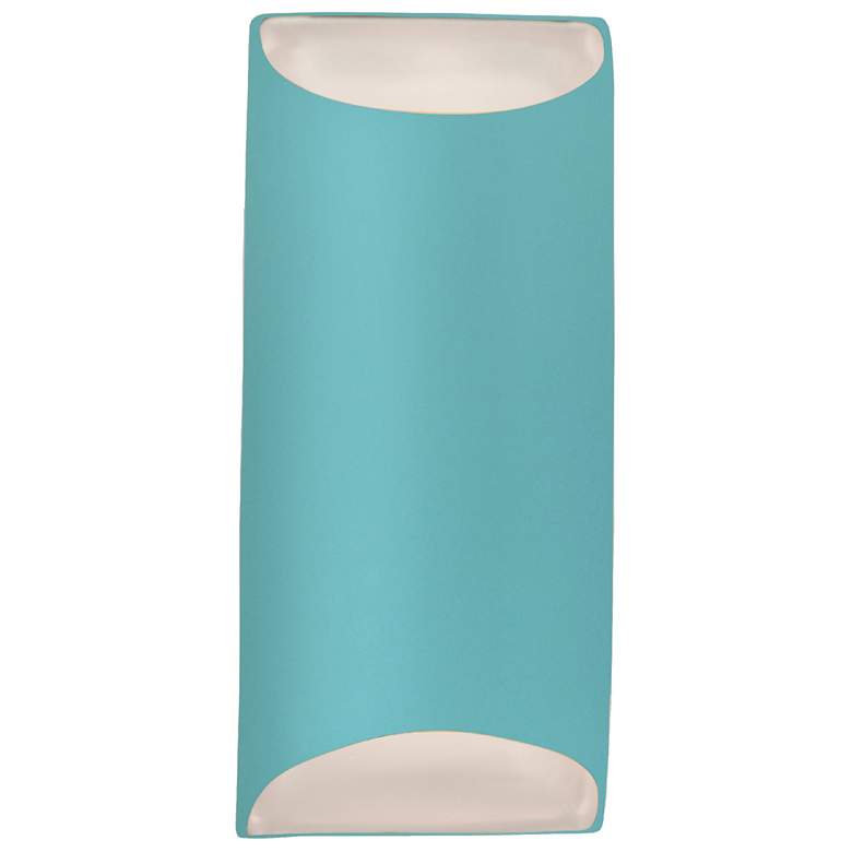 Image 1 13.75" Reflecting Pool Large Tapered Cylinder ADA Outdoor LED Sconce