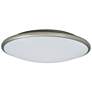 1_13-in Nickel LED Flush Mount Light