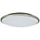 13-in Nickel LED Flush Mount Light