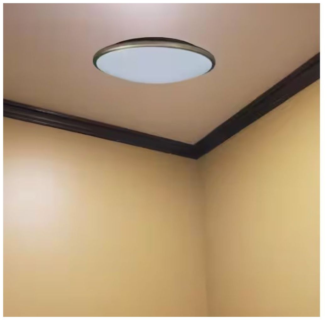 Image 2 13-in Nickel LED Flush Mount Light more views