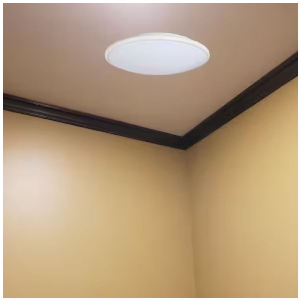 Image 2 13-in W White LED Flush Mount Light White more views