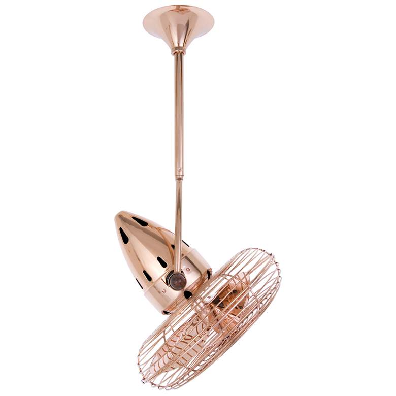 Image 1 13" Matthews Jarold Single Cage Directional Ceiling Fan