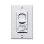 13" Matthews Kaye Gloss White Oscillating Wall Mounted Fan