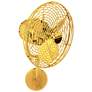13" Michelle Parede-Ouro Metal Wall Fan