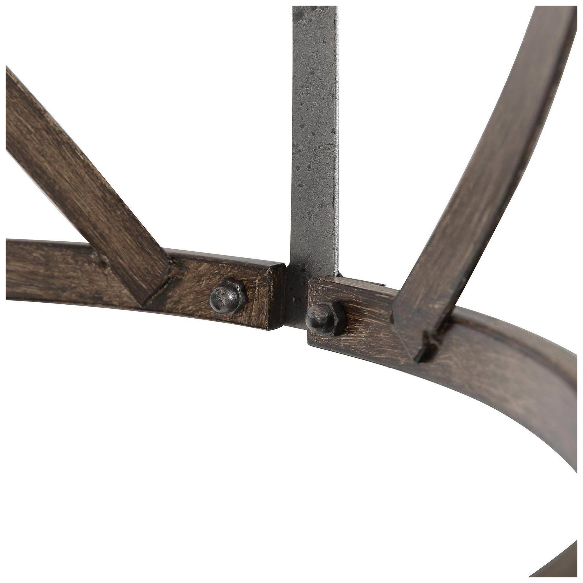 Image 2 13" Wide 3-Light Textured Brown Cylinder Island Chandelier more views