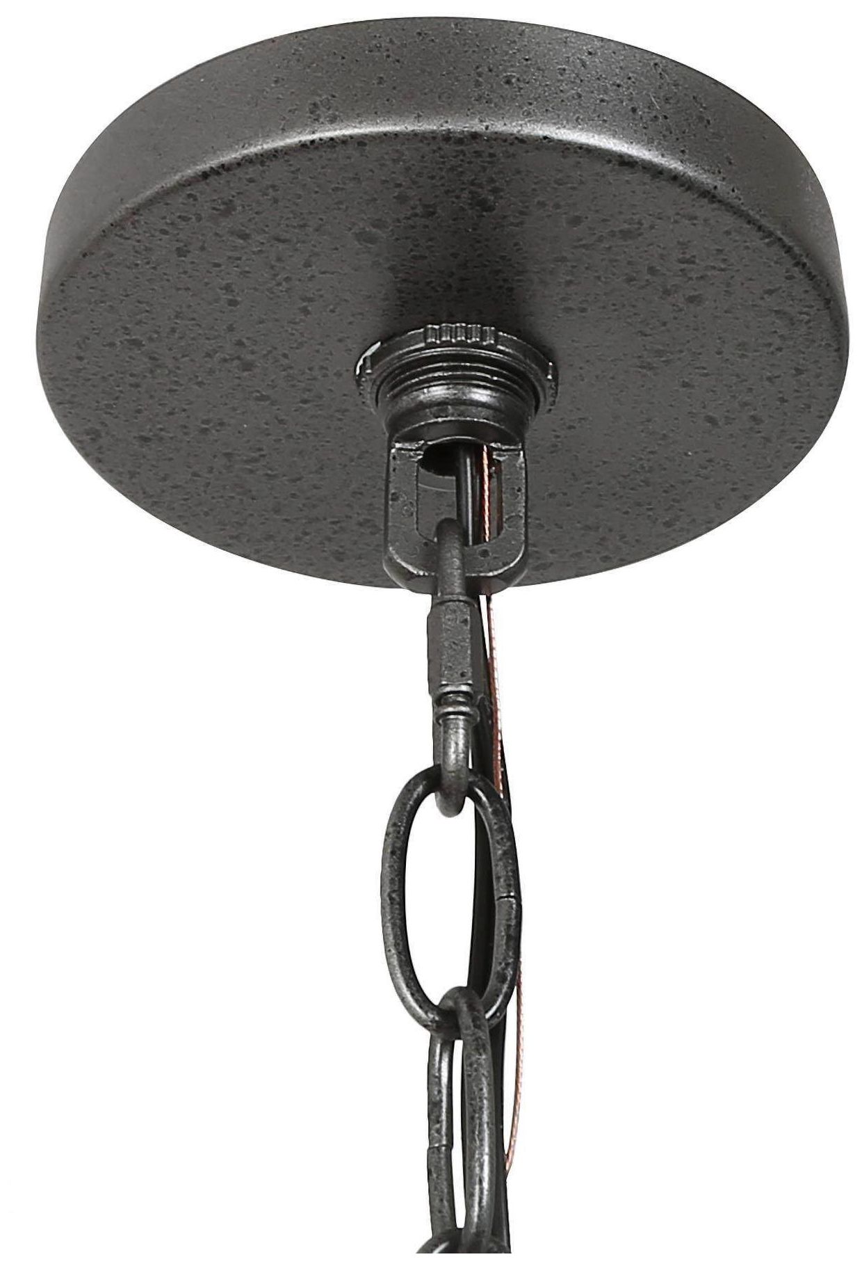 Image 5 13" Wide 3-Light Textured Brown Cylinder Island Chandelier more views