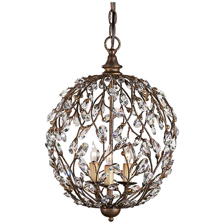 Image 2 13"x 19" CUPERTINO CHANDELIER IN BRONZE