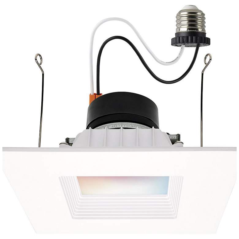 Image 1 13 Watt; LED Retrofit Downlight; 5-6 Inch Square; RGB & Tunable White