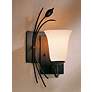 Hubbardton Forge Left Side Leaf and Stem Wall Sconce in scene