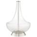 Color Plus Gillan 28&quot; Clear Glass Fillable Table Lamp
