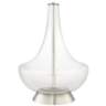 Color Plus Gillan 28&quot; Clear Glass Fillable Table Lamp