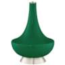 Color Plus Gillan 28&quot; Modern Glass Greens Table Lamp