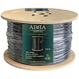 Image1 of 14/2 (14 AWG, 2 Conductor) 100 Feet Copper Landscape Wire