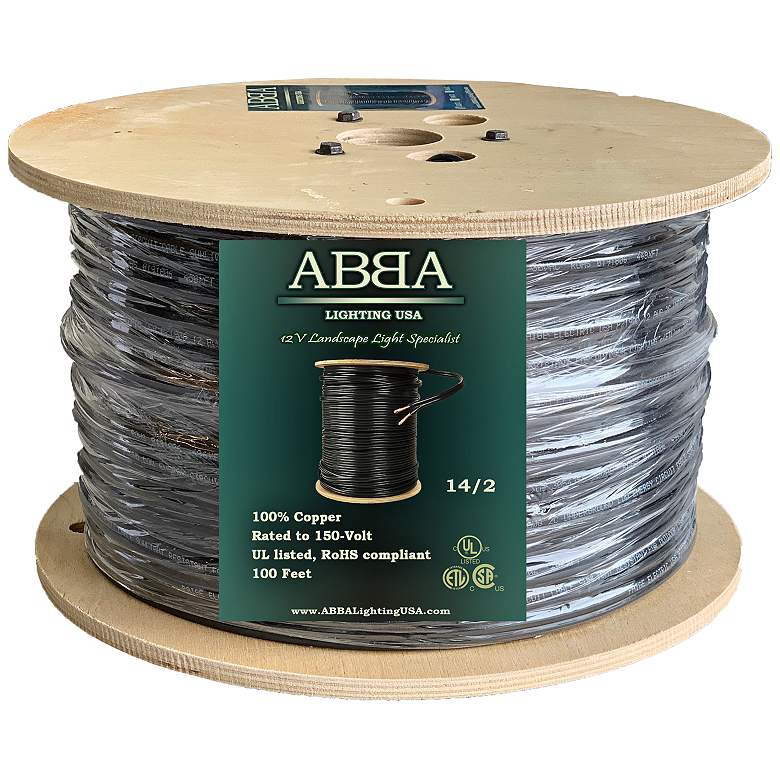 14/2 (14 AWG, 2 Conductor) 100 Feet Copper Landscape Wire