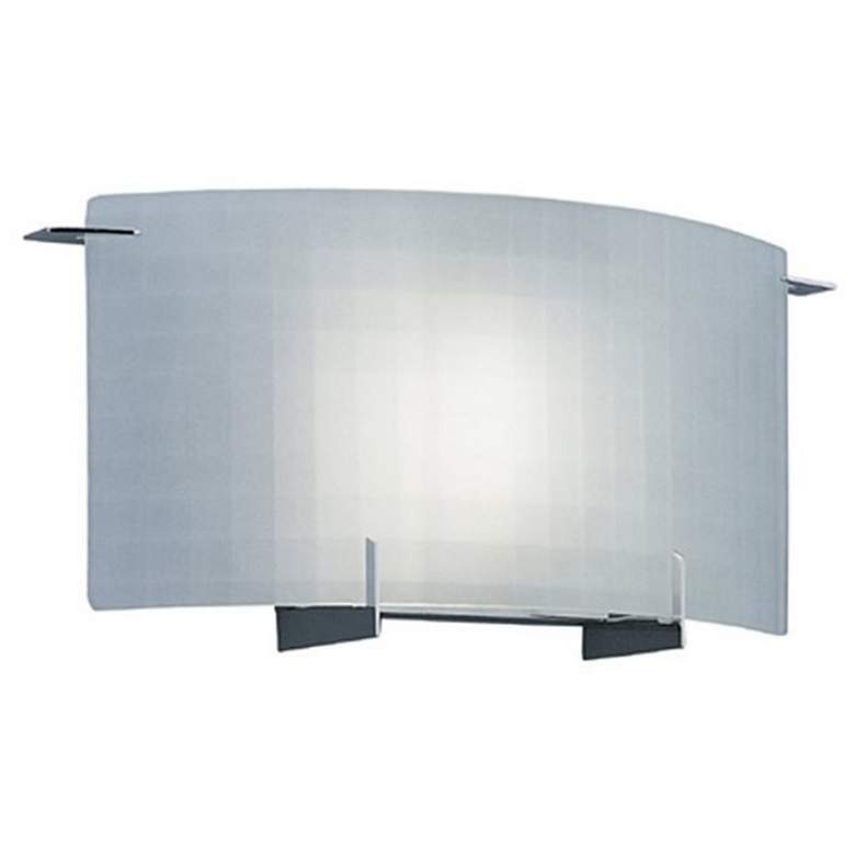 Image 1 14.25-in W 1-Light Chrome Pocket Wall Sconce
