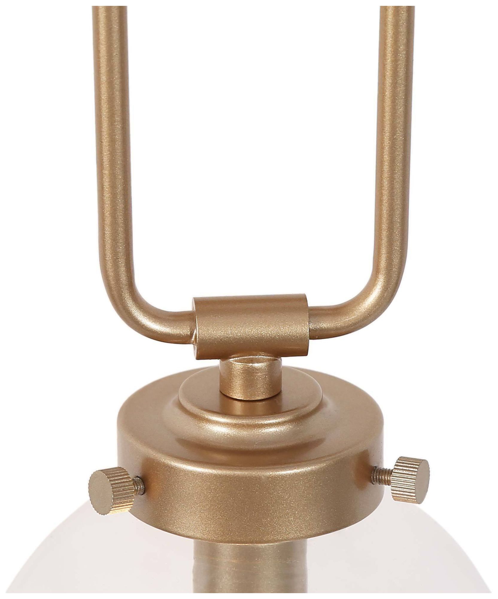 Image 5 14.6" High Gold Globe-Shaped 1-Light Wall Sconce with Clear Glass Shad more views