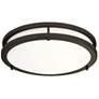 1_14-in LED Decorative Two Ring Fixture Bronze
