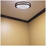 2_14-in LED Decorative Two Ring Fixture Bronze more views
