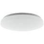 14" Acrylic Round LED Flush Mount Light Fixture White Finish