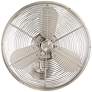 14" Craftmade Bellows IV Nickel Oscillating Wall Fan