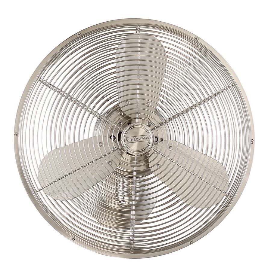 Image 6 14" Craftmade Bellows IV Nickel Oscillating Wall Fan more views