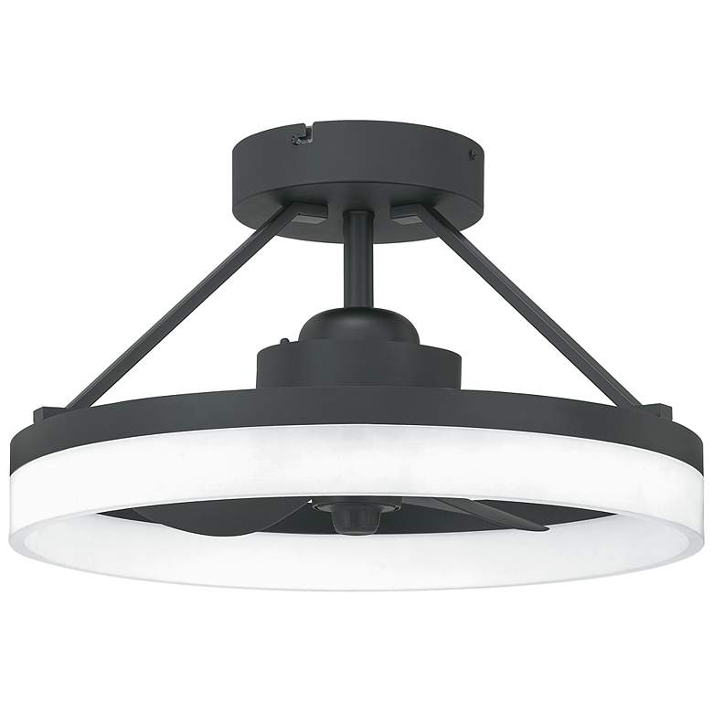Image 2 14" Quoizel Cohen Oil-Rubbed Fandelier LED Ceiling Fan with Remote