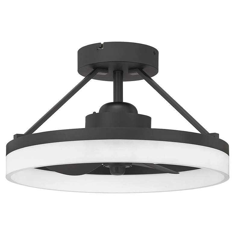 Image 2 14 inch Quoizel Cohen Oil-Rubbed Fandelier LED Ceiling Fan with Remote more views