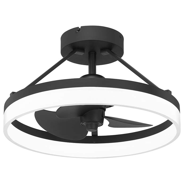 Image 4 14" Quoizel Cohen Oil-Rubbed Fandelier LED Ceiling Fan with Remote more views