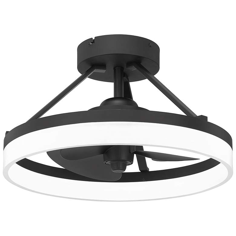Image 5 14" Quoizel Cohen Oil-Rubbed Fandelier LED Ceiling Fan with Remote more views