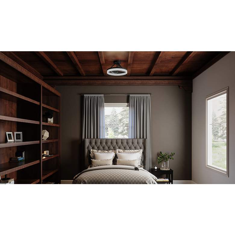 Image 6 14" Quoizel Cohen Oil-Rubbed Fandelier LED Ceiling Fan with Remote more views