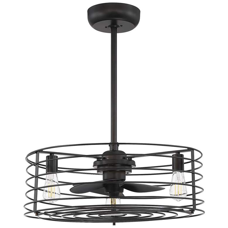 Image 1 14" Savoy House 3-Light Fan D'Lier in Oil Rubbed Bronze