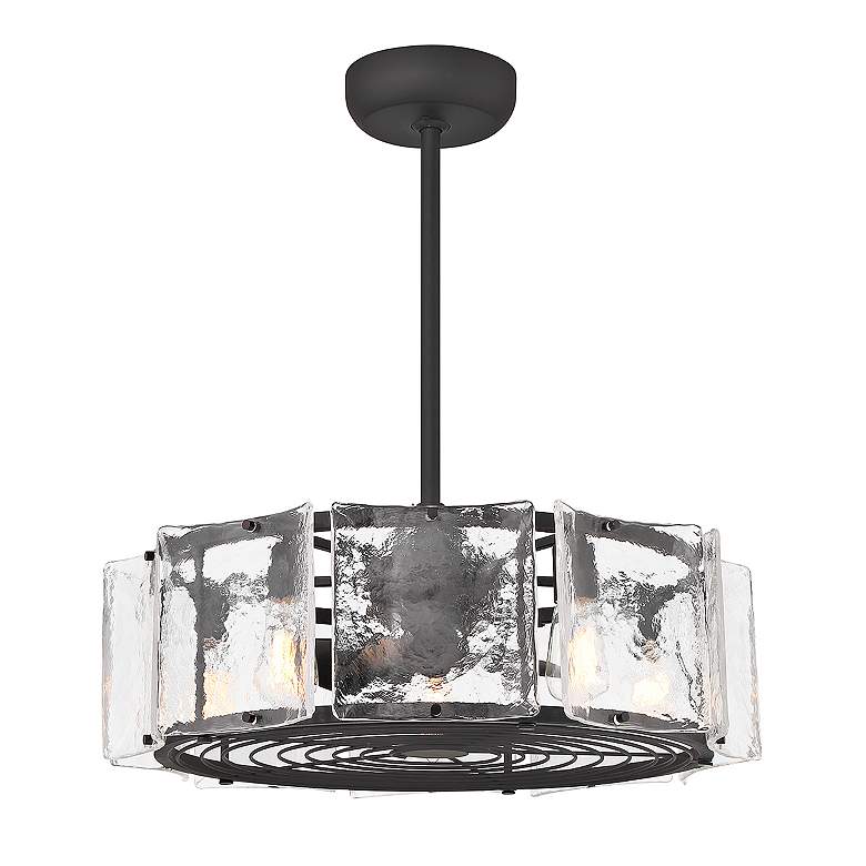 Image 4 14" Savoy House Genry Matte Black LED Fan D'Lier more views