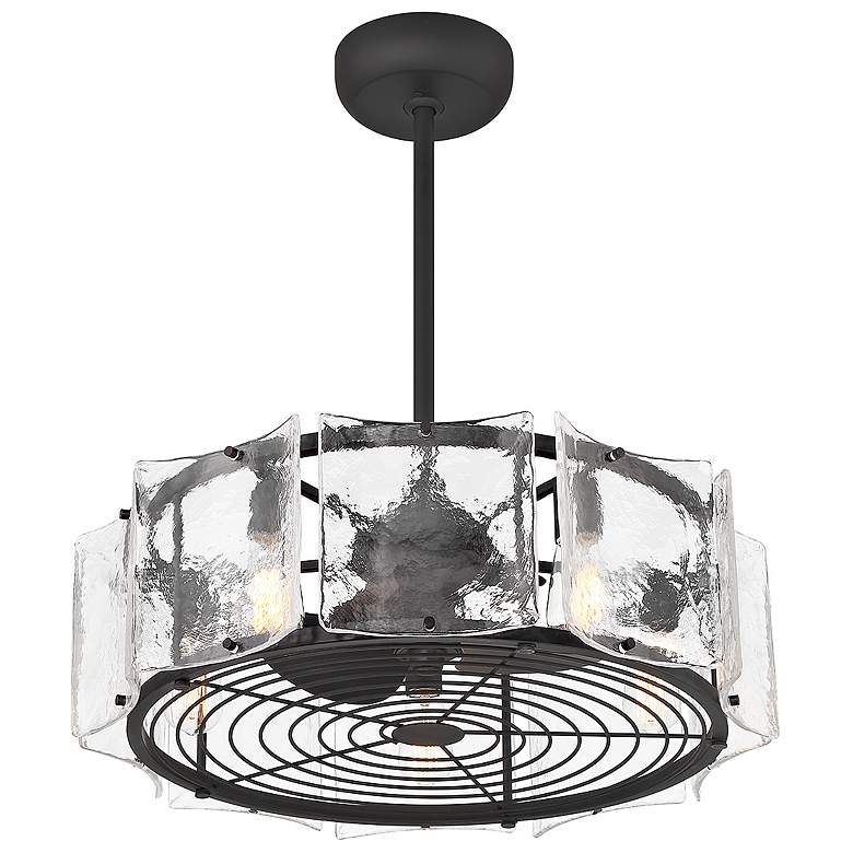 Image 5 14" Savoy House Genry Matte Black LED Fan D'Lier more views