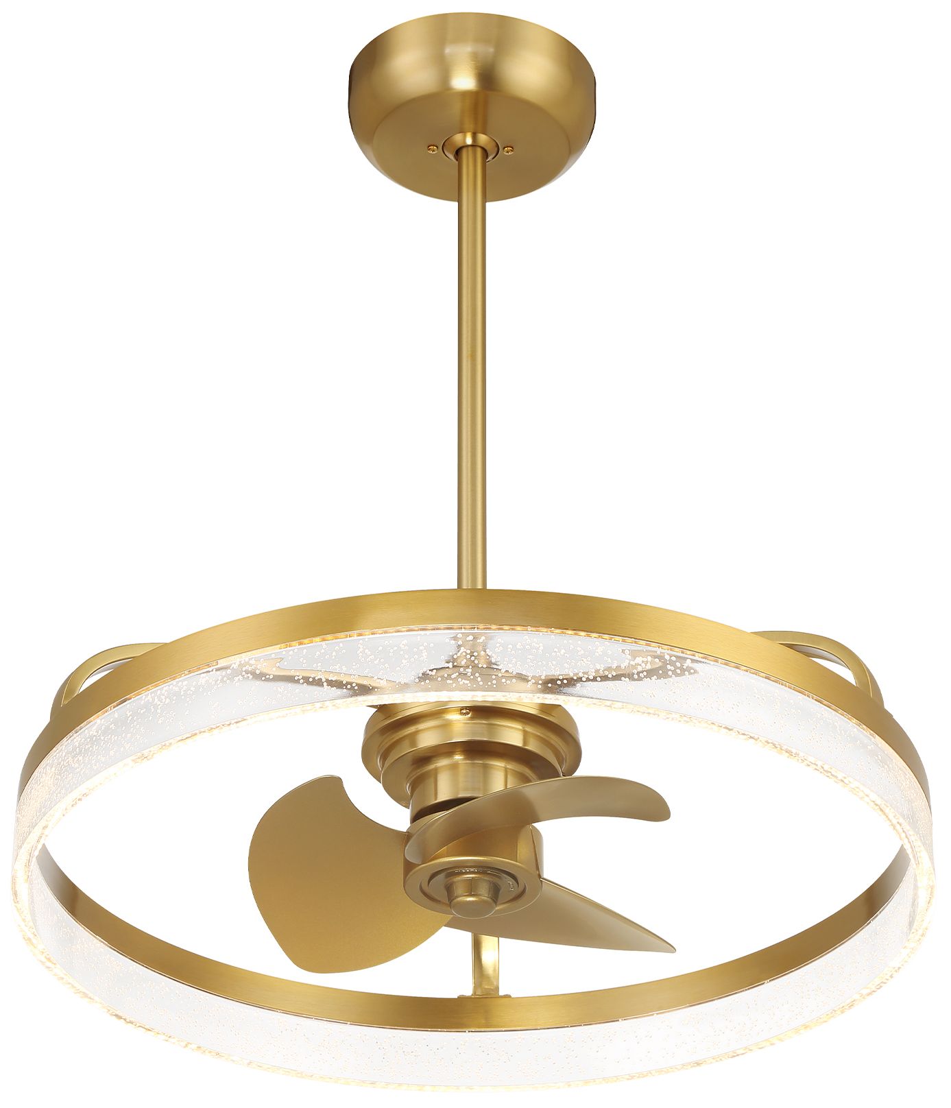 Image 5 14" Savoy House Lyria Warm Brass LED Fan D'lier (Fandelier) more views