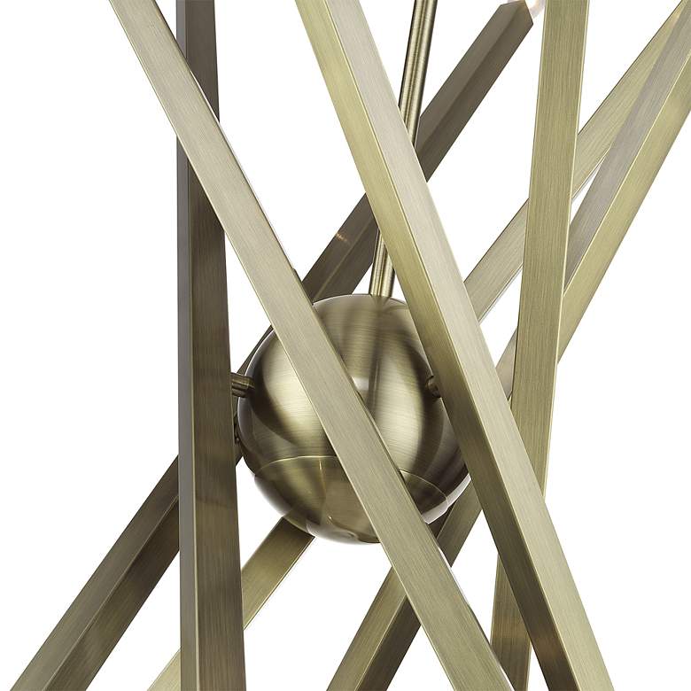 Image 7 14 Light Antique Brass Extra Large Foyer Chandelier more views