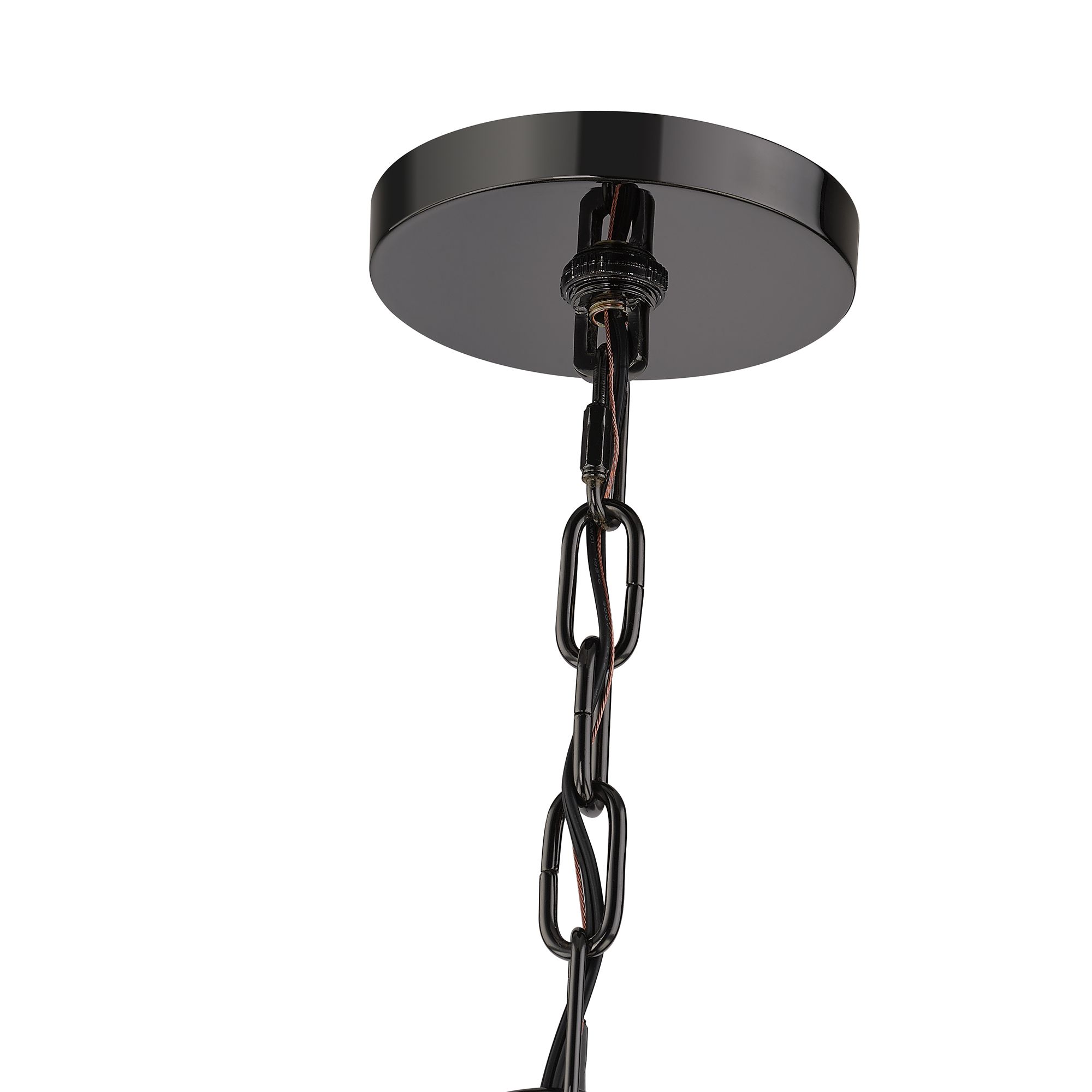 14 Light Black Chrome Extra Large Chandelier