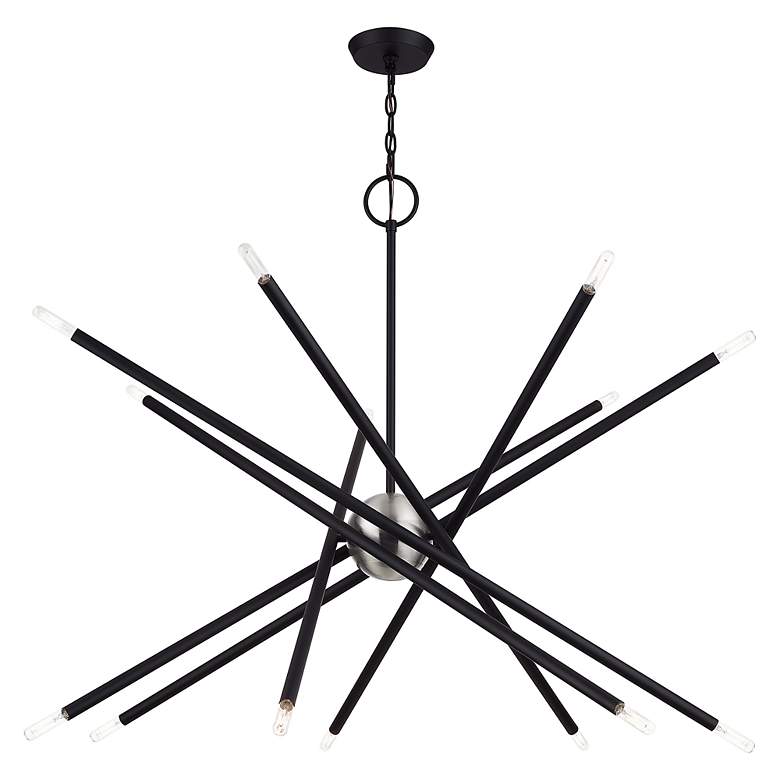 Image 5 14 Light Black Extra Large Foyer Chandelier more views