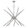 3_14 Light Brushed Nickel Extra Large Foyer Chandelier more views