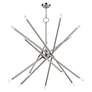 4_14 Light Brushed Nickel Extra Large Foyer Chandelier more views