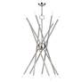 6_14 Light Brushed Nickel Extra Large Foyer Chandelier more views