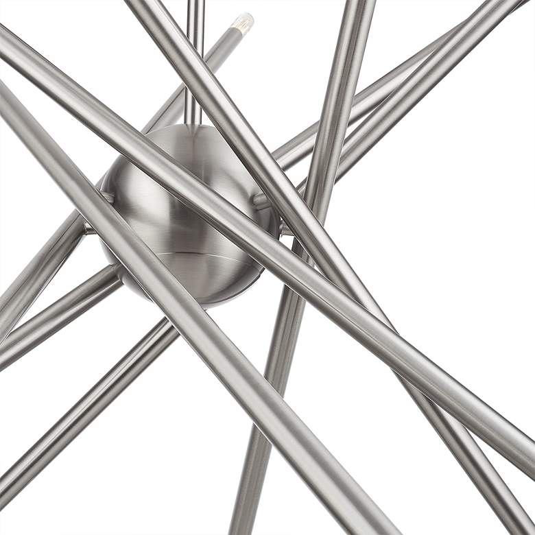 Image 7 14 Light Brushed Nickel Extra Large Foyer Chandelier more views