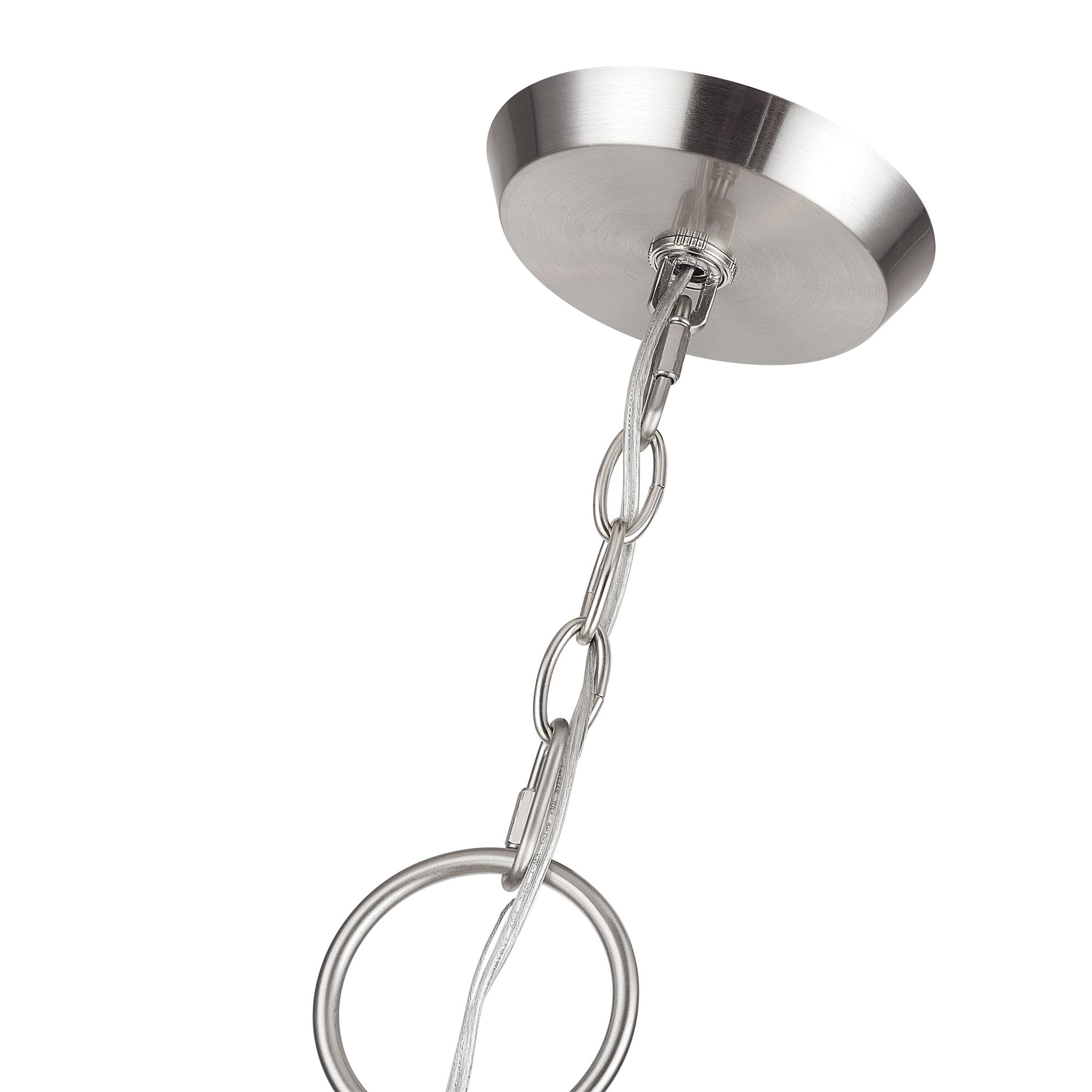 14 Light Brushed Nickel Extra Large Foyer Chandelier