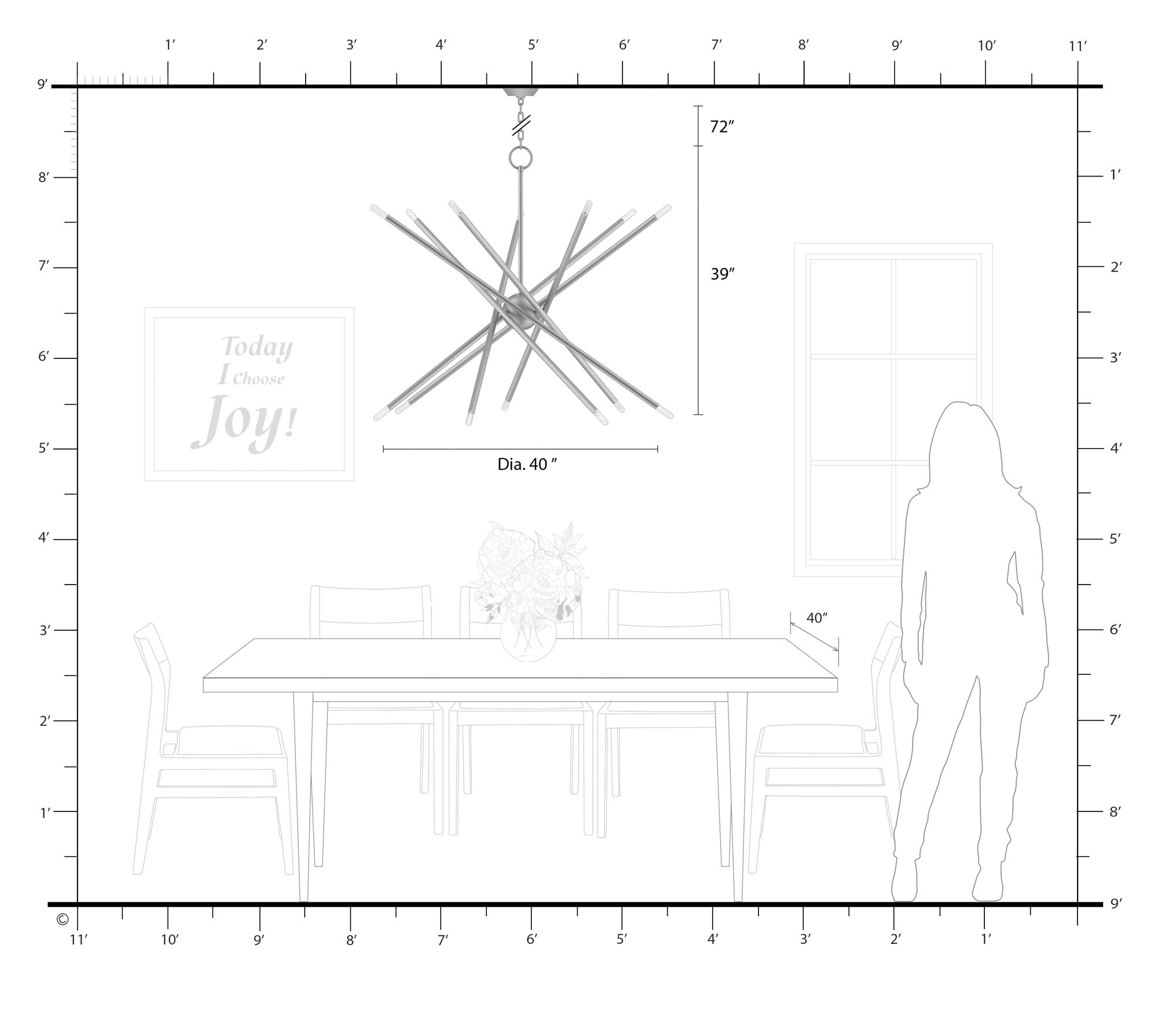 14 Light Brushed Nickel Extra Large Foyer Chandelier
