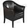 1404 Black Bycast Leather Club Chair