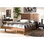 Thumbnail1 of Baxton Studio Marin Walnut Brown Queen Size Platform Bed in scene