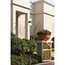 1_Laurent 30" High Black 2-Light Outdoor Wall Light in scene